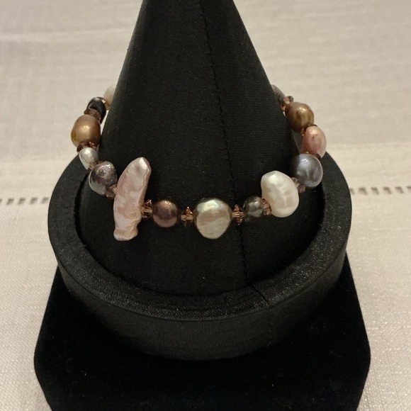 Baroque Pearl Beaded Bracelet Jewelry - Baroque Pearl Beaded Bracelet